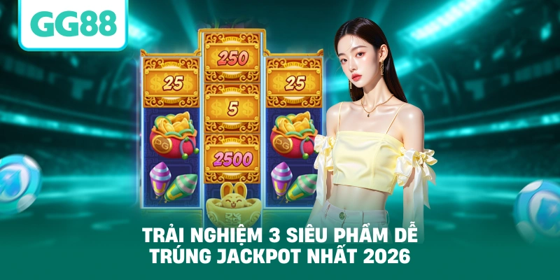 Trải nghiệm 3 siêu phẩm dễ trúng Jackpot nhất 2026